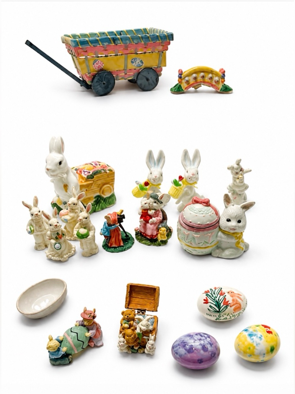 Large Spring Easter Lot (18 pieces) Adorable and in EUC!! Beautiful Vintage